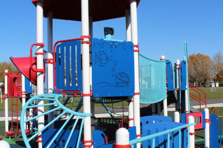 aquatic themed playground equipment tower