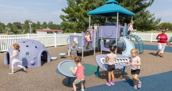 view of entire playground